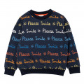 Katoenen fleece sweater PAUL SMITH JUNIOR Voor