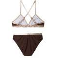 Two-piece jersey swimsuit MICHAEL KORS for GIRL