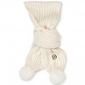Cotton and wool knitted scarf MICHAEL KORS for GIRL