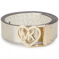 Reversible belt with heart MICHAEL KORS for GIRL