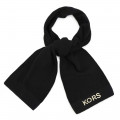 Knitted scarf with logo MICHAEL KORS for GIRL