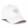 Cotton canvas baseball cap MICHAEL KORS for GIRL