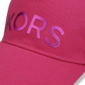Cotton canvas baseball cap MICHAEL KORS for GIRL