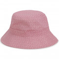 Printed cotton bucket hat MICHAEL KORS for GIRL