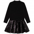 Two-material sequined dress MICHAEL KORS for GIRL