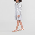 Robe midi plissée à médaille MICHAEL KORS pour FILLE