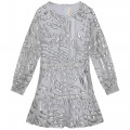 Flared zebra-print dress MICHAEL KORS for GIRL