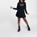 Robe cloutée à manches longues MICHAEL KORS pour FILLE