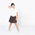 Pleated crepe skirt MICHAEL KORS for GIRL