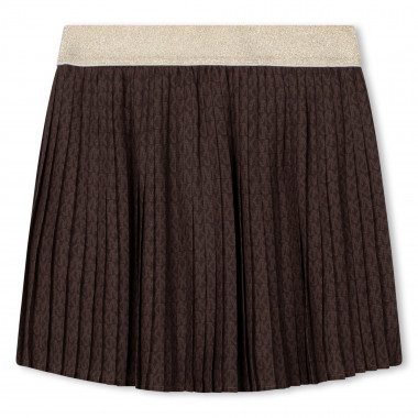 Pleated seersucker skirt MICHAEL KORS for GIRL
