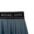 Jupe plissée imprimée MICHAEL KORS pour FILLE