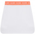 Straight cotton-fleece skirt MICHAEL KORS for GIRL