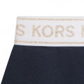 Straight cotton-fleece skirt MICHAEL KORS for GIRL