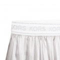 Shiny pleated skirt MICHAEL KORS for GIRL