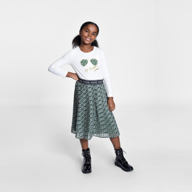Printed pleated skirt MICHAEL KORS for GIRL