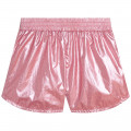 Coated canvas shorts MICHAEL KORS for GIRL