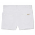 Frayed denim shorts MICHAEL KORS for GIRL
