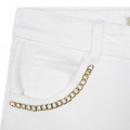 Cotton jeans with chains MICHAEL KORS for GIRL