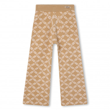 Two-tone knitted trousers  for 