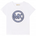 T-shirt à manches courtes MICHAEL KORS pour FILLE