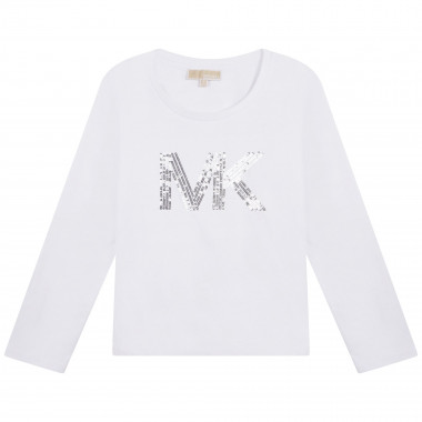 Camiseta algodón y lentejuelas MICHAEL KORS para NIÑA