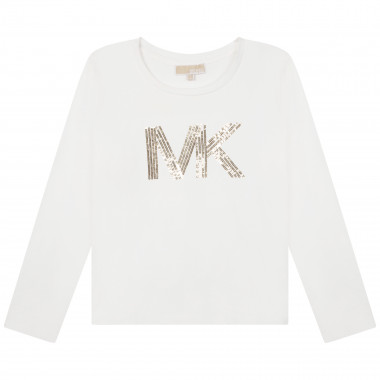 Cotton T-shirt with sequins  for 