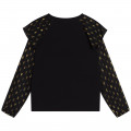 T-shirt with frills and motifs MICHAEL KORS for GIRL