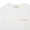 T-shirt met katoen MICHAEL KORS Voor