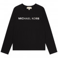 Cotton-rich T-shirt MICHAEL KORS for GIRL