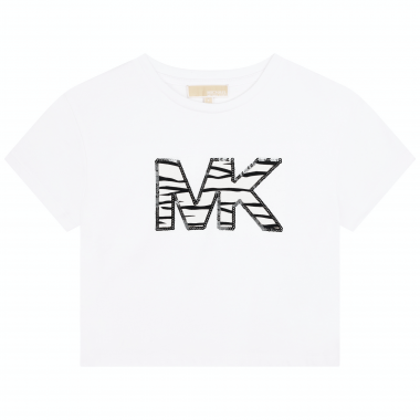 T-shirt in cotone con logo MICHAEL KORS Per BAMBINA
