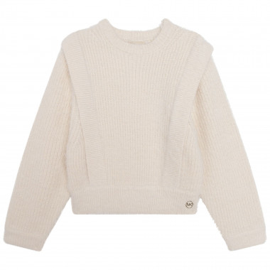 Knitted jumper with frills MICHAEL KORS for GIRL