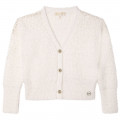 Sequined button-up cardigan MICHAEL KORS for GIRL