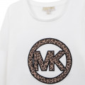 Cotton T-shirt with logo MICHAEL KORS for GIRL