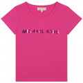 T-shirt cotone maniche corte MICHAEL KORS Per BAMBINA