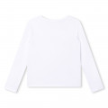 Long-sleeved cotton T-shirt MICHAEL KORS for GIRL