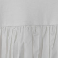 T-shirt bimatière dos plissé MICHAEL KORS pour FILLE