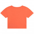 T-shirt noué à manches courtes MICHAEL KORS pour FILLE