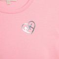 Short-sleeved knotted T-shirt MICHAEL KORS for GIRL