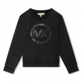 Cotton fleece sweatshirt MICHAEL KORS for GIRL