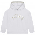 Hooded cotton sweatshirt MICHAEL KORS for GIRL