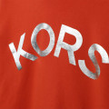 Sweat-shirt à capuche en coton MICHAEL KORS pour FILLE