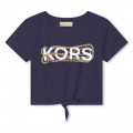 Geknoopt T-shirt met print MICHAEL KORS Voor