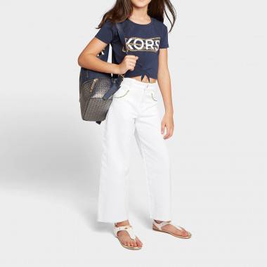 T-SHIRT MANGAS CURTAS MICHAEL KORS para RAPARIGA