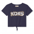T-SHIRT MANGAS CURTAS MICHAEL KORS para RAPARIGA