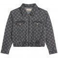 Chequered denim jacket MICHAEL KORS for GIRL