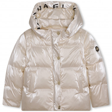 Puffer with removable sleeves  for 