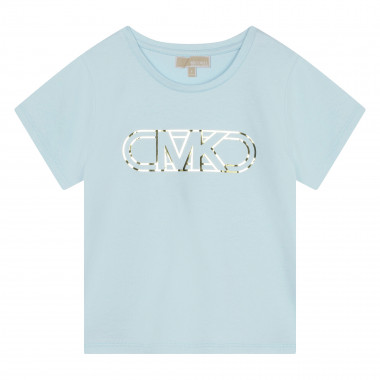 T-shirt manga curta de algodão MICHAEL KORS para RAPARIGA