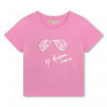 T-shirt manches courtes coton MICHAEL KORS pour FILLE