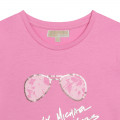 T-shirt manches courtes coton MICHAEL KORS pour FILLE