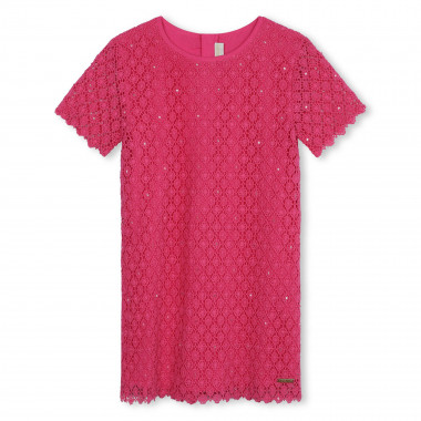 Short-sleeved lace dress MICHAEL KORS for GIRL